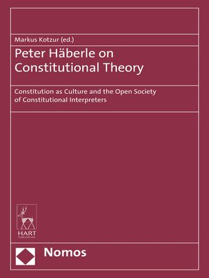 cover image of Peter Häberle on Constitutional Theory